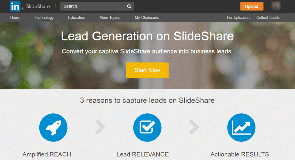 lead generations linkedin slideshare