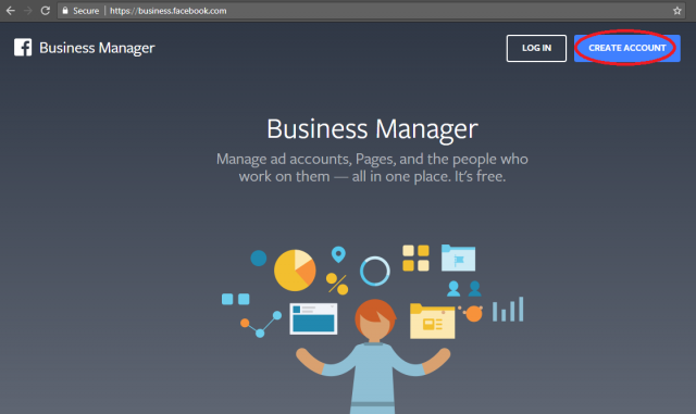 Creating an account on Facebook Business Manager