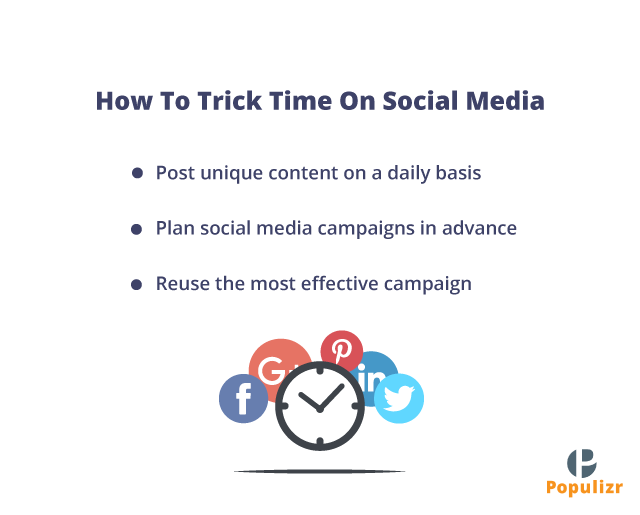 ways to trick time on social media and become an effective social media marketing team